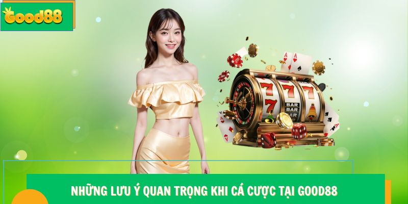 Những lưu ý quan trọng khi cá cược tại Good88