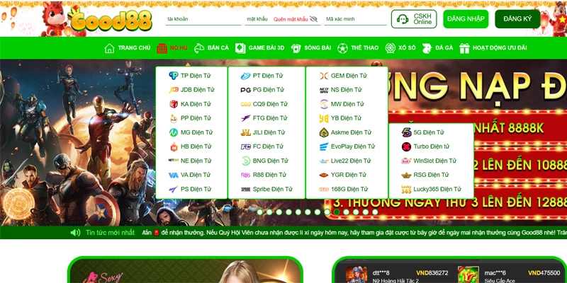 Good88 prava-online 🎖️ Link Trang Chủ Good88.COM 15 Good88 liên kết với hơn 70 nhà phát hành danh tiếng